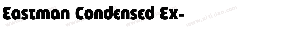 Eastman Condensed Ex字体转换